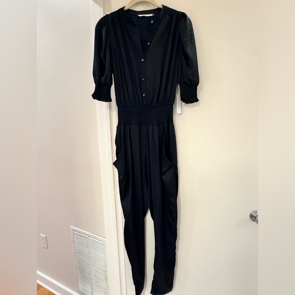 Black Jumpsuit with Gold Buttons NWT!! - Picture 5 of 12